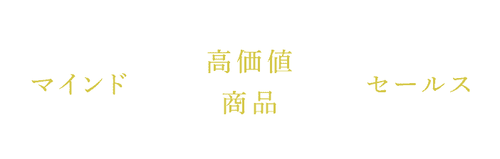 マインド・高価値商品・セールス
